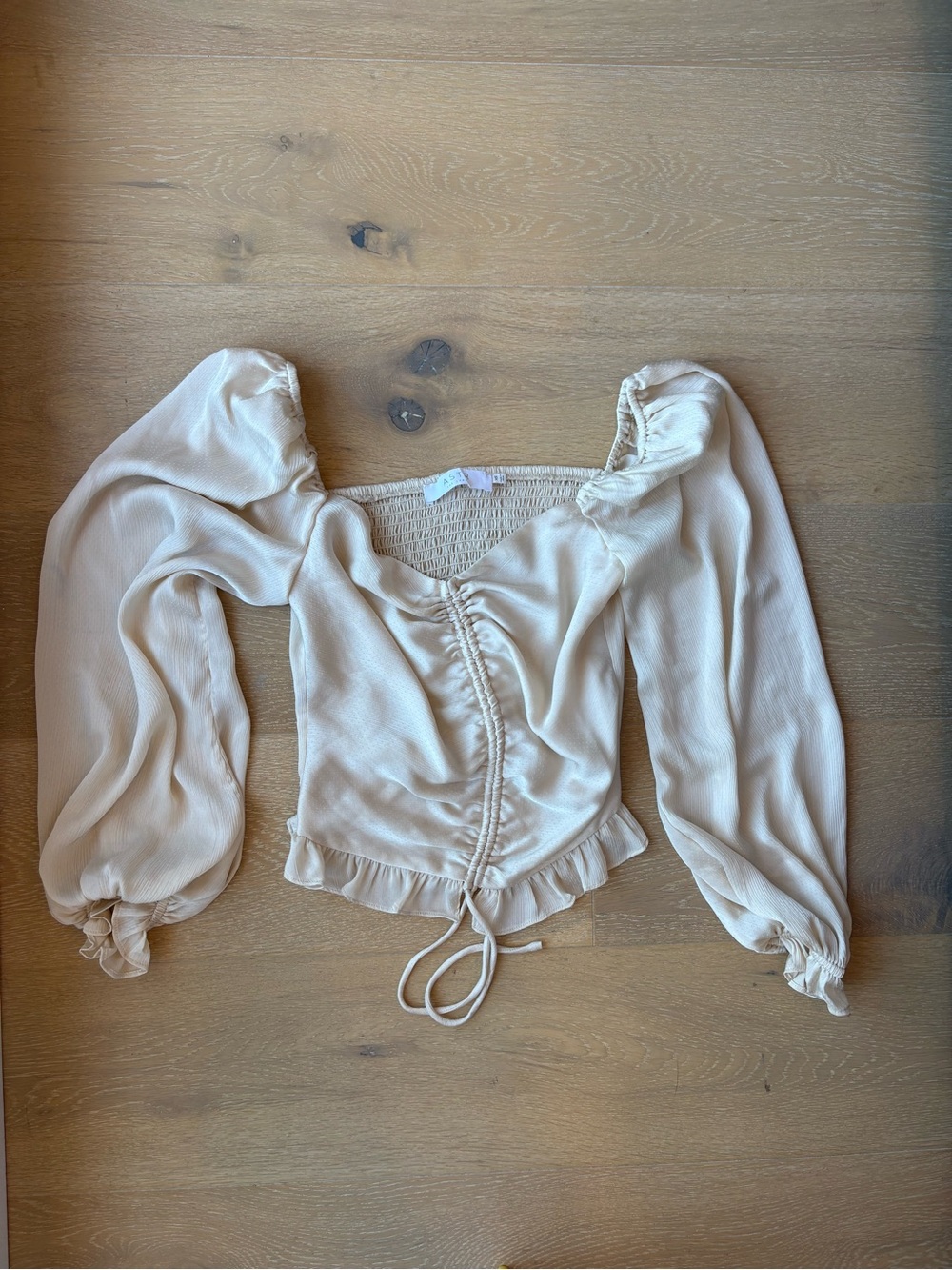 Astr the Label Love Song Top in Cream